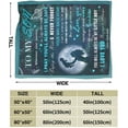 thumbnail image 5 of Son Gifts, Gifts for Son from Mom, Son Blanket 60"X50", Son Birthday Christmas Idea Gifts, to My Son Blanket, Gifts for Grown Son, Son from Mom, Soft Flannel Throw Blanket for Son, 5 of 6