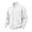 White, variant on Mock Neck Sweatshirt for Men Corduroy Full Zip Rib-Knit Jacket with Pocket Soft Ribbed Knit Fall Winter Going Out Daily Wear Fashion Casual Work Coat