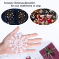 thumbnail image 5 of Christmas Window Stickers 313 Pcs, Snowflakes Christmas Decoration Window Stickers Santa Snowman Door Sticker Removable Static Stickers, 5 of 5