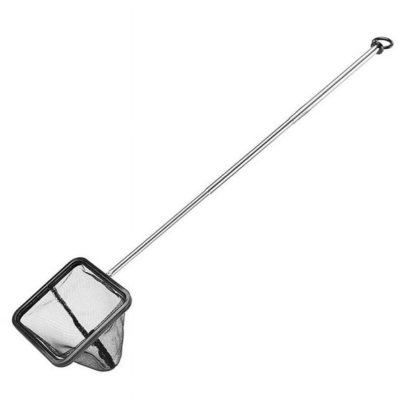 Aquarium Fish Net with Extendable Stainless Steel Long Handle, Fine Mesh Fish Net for Fish2Xk9334