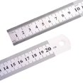 thumbnail image 6 of Stainless Steel Ruler with Inches Centimeters Scales Math Ruler Measuring Tool, 6 of 10