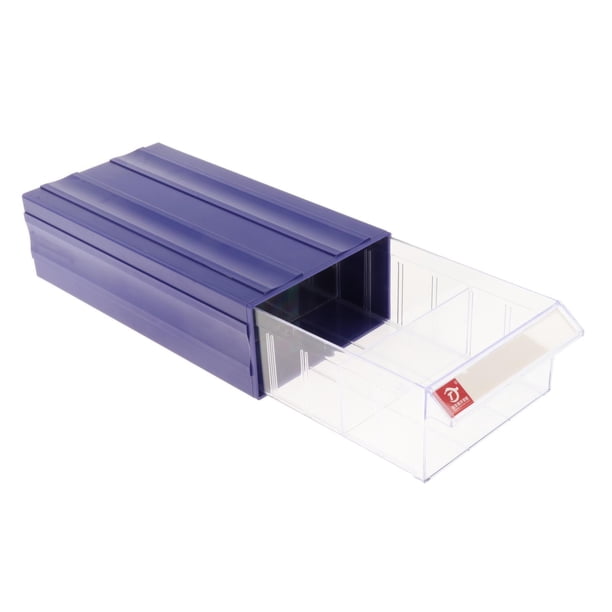 Cajón modular Organizador Almacenamiento Disposición de maquillaje Caja de almacenamiento Encimera Llaves Componentes Surtido de contenedores 320x160x85mm Azul 320x160x85mm Hugo Organizador modular de cajones