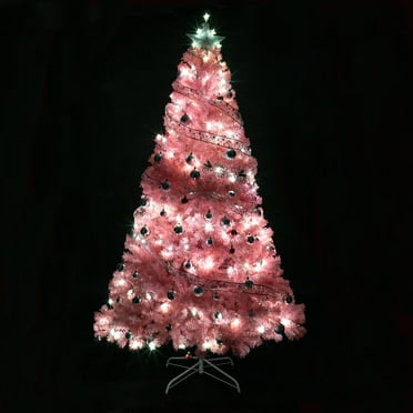 Zimtown 6ft Artificial Full Christmas Tree Holiday Decoration, Pink