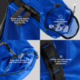 thumbnail image 3 of Bolsa de lona Fitdom de malla impermeable de 90 L, 74 x 36 x 36 cm, 3 of 7