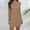 Khaki, variant on Women's Loose Sleeveless Dress