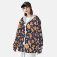thumbnail image 3 of Saiise Gingerbread Delights Pattern Sun Protection Hoodie for Men and Women, Lightweight Quick-Dry Windproof with Hood and Zip-Medium, 3 of 7