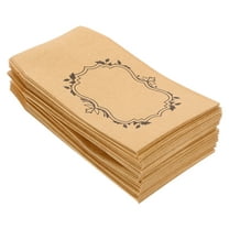 Worgeous 50pcs Kraft Paper Envelopes Small Coin Pouches Trinkets Envelopes Resealable Self Sealing Packets Coin Envelopes Kraft Paper Saving Storage Organizer
