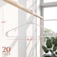 thumbnail image 2 of Perchas de plástico NEATERIZE, 20 unidades, color blanco, 2 of 6