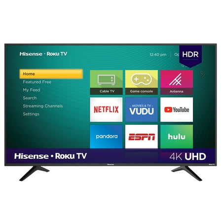 Hisense 58" Class 4K Ultra HD (2160P) HDR Roku Smart LED TV (58R6E1)