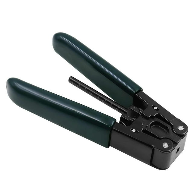 Wire Longitudinal Stripper Portable Non-slip Optical Fiber Cable Cutter Carbon Steel Wire Stripping Pliers with Rubber Handle Portable Fiber Optic Stripping Tool