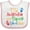 White and Pink, variant on Inktastic Mamaw and Papaw Love Me Boys or Girls Baby Bib