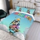 thumbnail image 3 of Fuera del Nido Conjunto de sábanas temático, trío de piezas, cómodo y amigable con la piel, diseño único, regalo de decoración para el hogar para familiares, amigos y fans,135cm *200cm, 3 of 6