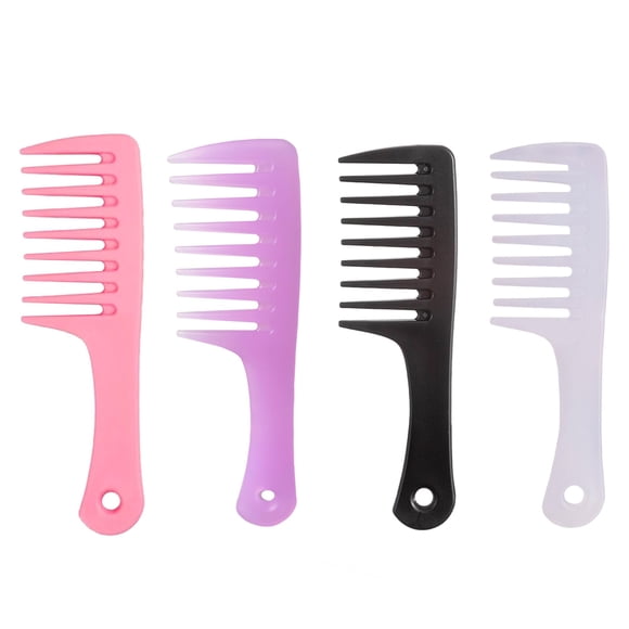 Mini peine de dientes anchos, pequeño bolso de viaje, peine para el cabello, peine para desenredar, peine de bolsillo para cabello rizado, ondulado, húmedo, seco, largo, peine portátil para el cuidado