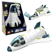 Realistic Style Kids Cognition Mini Astronaut Spaceship Series Spacecraft Shuttle Return Cabin Aviation Model Space Exploration Toys SHUTTLE