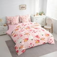 thumbnail image 3 of Manfei Cute Winter Snowman Bedding Comforter Set 7pcs for Kids, Christmas Tree King Bedding Sets, Chic Star Polkadots Reversible Bed Sheets, Breathable Home Decor, 3 of 7