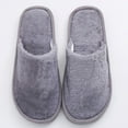 thumbnail image 2 of Slippers for Women,Slippers Winter Linen Slippers Breathable Guest Slippers Indoor Slippers Non For Women Men At Home Hotel,Womens Slippers,Grey,9.5, 2 of 9