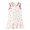 White, variant on CUZIBR Baby Girls Summer Sleeveless Dresses Color Block Floral Print Button Polo Collared A-Line Dress Ruffles Trim Classic School Uniform Casual Party Holiday Fashionable Dailywear,White,2-3 Years
