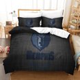 thumbnail image 4 of Memphis Grizzlies Bedding Set Duvet Cover Without Filler, 4 of 6
