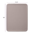 thumbnail image 4 of Superio 22L Large Taupe Ribbed Storage Bin with Lid, Plastic (2 Pack), 4 of 7