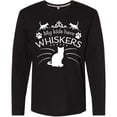 thumbnail image 3 of Inktastic My Kids Have Whiskers- Cat Family Pets Long Sleeve T-Shirt, 3 of 5