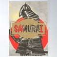 thumbnail image 2 of Samurai Poster Wall Art, Modern Wall Decor For Living Room Bedroom, 24x36 UNFRAMED, 2 of 3