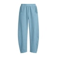 thumbnail image 7 of FengLS Womens Casual Pants Elastic High Waist Pants with Pockets Comfortable Lounge Trousers Solid Color Daily Sweatpants, 7 of 7