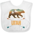 thumbnail image 3 of Inktastic Utah Vacation Bear Silhouette Boys or Girls Baby Bib, 3 of 4
