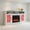White, variant on Spaco White 58 Inch Fireplace TV Stand with LED Lights, Fireplace Entertainment Center with Storage Cabinets for TVs up to 65 Inch