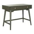 thumbnail image 2 of SAFAVIEH Isadora Mid-Century 1 Drawer Modern Desk, Grey, 2 of 11