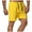 Yellow, variant on Abcnature Men's Athletic Shorts, Sports Gym Running Short Pants, Fashion Man Solid Elastic Waist Mid Waist Loose Pockets Bandage Shorts, Cargo Casual Hiking Shorts Gray L
