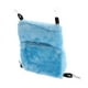 thumbnail image 1 of Hamaca para hámsteres, loros y pequeños animales, nido de peluche Azul S, 1 of 9