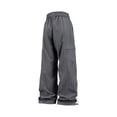 thumbnail image 3 of Men's Lightweight Cargo Pants Solid Color Straight Leg Casual Sports Hiking Pants With Multi Pockets Elastic Waist Casual Loose Jogger Trousers, 3 of 8