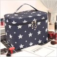 thumbnail image 1 of Bonita bolsa de viaje portátil para guardar cosméticos, resistente al agua, bolsa de cosméticos de gran capacidad, 1 of 5