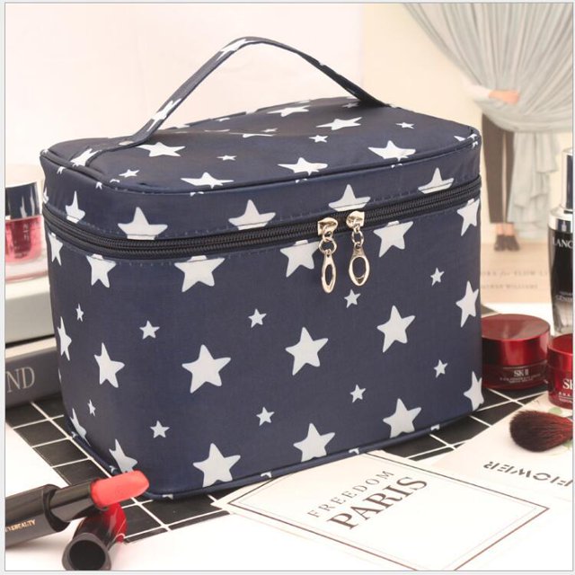 Bonita bolsa de viaje portátil para guardar cosméticos, resistente al agua, bolsa de cosméticos de gran capacidad