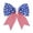 A, variant on Large Patriotic Bow 4th of July Red White Blue Ribbon Bow 60×24cm with Clip Burlap Star Wreath Bow Independence Day Door Decoration Indoor Outdoor Patriotic Holiday Home Decor