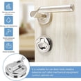 thumbnail image 2 of Stainless Steel Flush Pull Slam Lock Round Pull Lock for RV Boat Deck Cover Door Cabinet Hardware Door Locking Style (B) 2pcs, 2 of 5