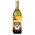 thumbnail image 1 of ""Caroline'S Treasures Halloween Schnauzer Botella De Vino Koozie Hugger 750 Ml Multicolor"", 1 of 1