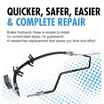 thumbnail image 5 of PRFMNCR Brake Hose Front Center Brake Line Brake Hydraulic Hose 1Pcs Replacement for Dodge W150 1977-1981 1984 5.9L V8, for Dodge W300 1976 1977 1978 7.2L V8 Replace# 4383067, 3898996, 4112325, 5 of 7