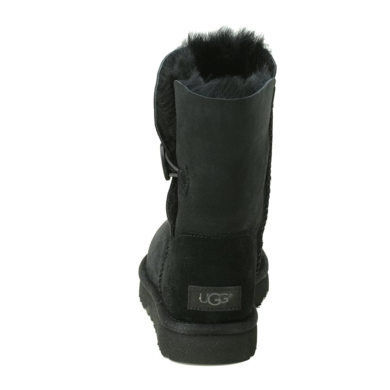 Ugg Women's Bailey Button II Black High-Top Sheepskin Boot Ugg Women's Bailey Button II Black High-Top Sheepskin Boot