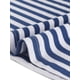 thumbnail image 5 of Blusa de mujer INSPIRE CHIC de rayas, bloque de color, de manga larga, camiseta casual, L azul y blanco, 5 of 7