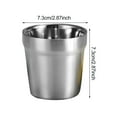 thumbnail image 6 of ZenCart 201 Stainless Steel Cup Stackable Drinking Mug Double Wall Vacuum Insulated Coffee Cup Reusable Drinkware for Home Camping Outdoor Activities, 6 of 8