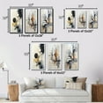thumbnail image 4 of Designart " Fusion I" Abstract Collages Framed Wall Art Set Of 3 - Black Collages Frame Gallery Wall Set For Home Decor, 4 of 7