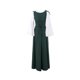 thumbnail image 4 of Faldas largas Vestido largo con corsé de estilo renacentista medieval, traje de vacaciones suelto para mujer elegante Kuymtek Verde T M para Mujer, 4 of 7