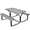 Gray, variant on Biotree Picnic Table Bench Set for Outdoor Camping, White