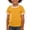 Gold, variant on Toddler Girls Short Sleeve Shirts Crew Neck Color Block Basic Pullover Tee Tops Loose Fit Comfy Casual T Shirt