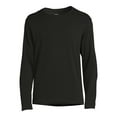 thumbnail image 2 of Athletic Works Men's and Big Men's Long Sleeve Tri-Blend T-Shirt, up to Size 5XL, 2 of 5