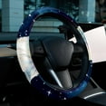 thumbnail image 6 of Starry Polar Bear 14.5 Inch Printing PVC Leather Steering Wheel Cover Auto Accessories, 6 of 6