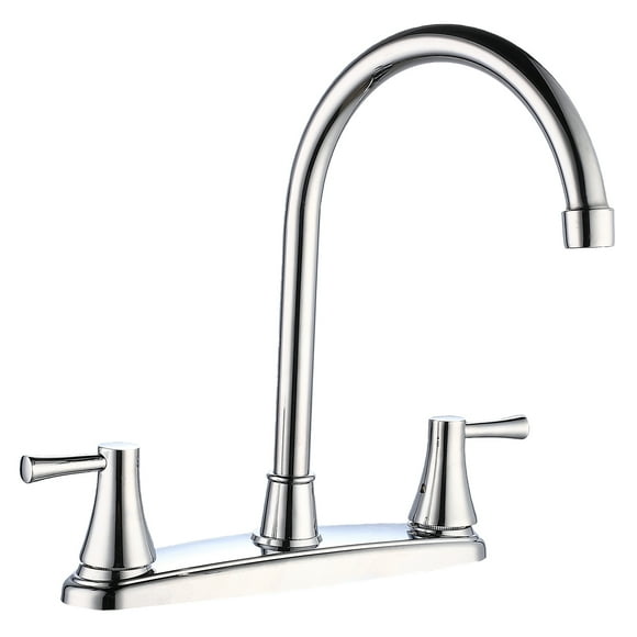 Llave Mezcladora Fregadero O Tarja Cocina Alfa Acero Inoxidable Cromada Manerales Cisne
