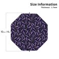 thumbnail image 2 of Pofeuu Lavender Flowers Print Coasters for Drinks, 4Pack PU Leather Coasters, Bar Drink Coasters for Tabletop Protection, Furniture from Damage-Octagon, 2 of 6
