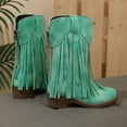 thumbnail image 3 of Girls Cowboy Boots with Tassel Fringe Cowgirl Boots Fashion Kids Western Boots for Toddler Little Big Kid, 3 of 9